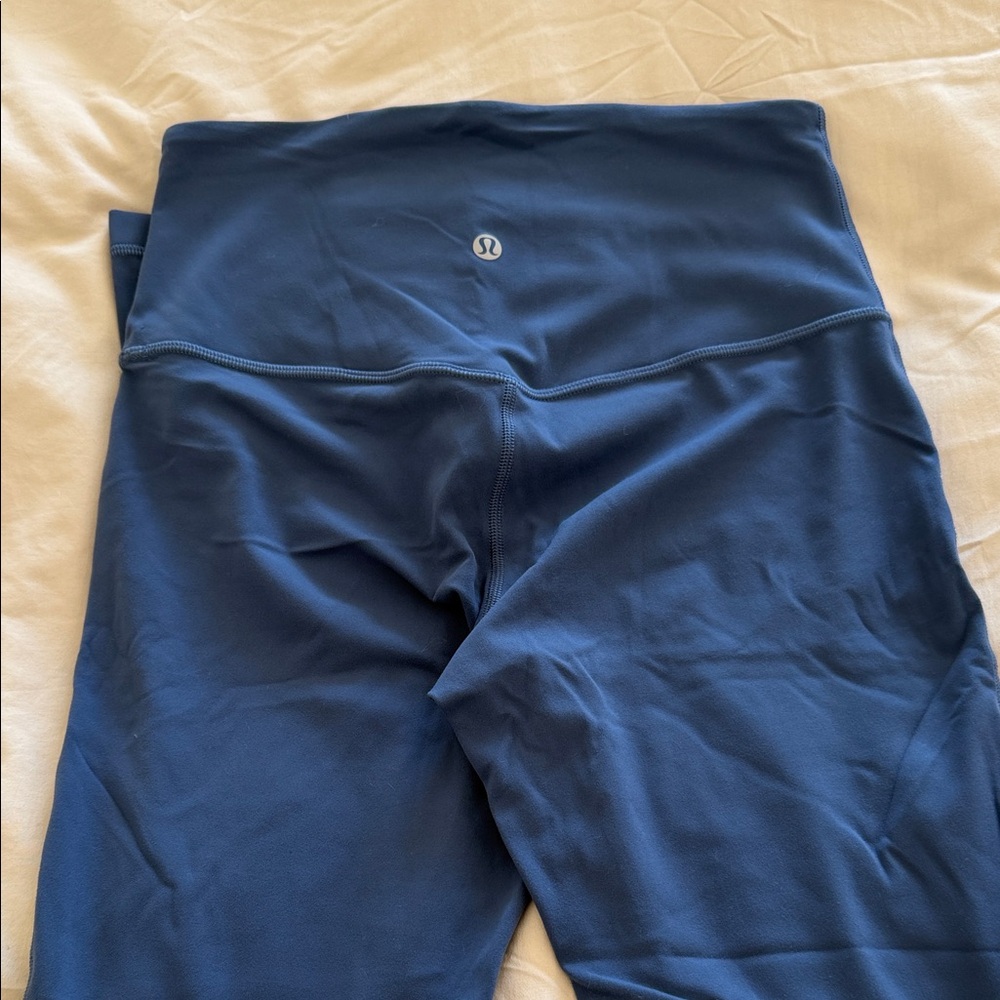 New Lululemon Blue Flare Leggings - Picture 4 of 6